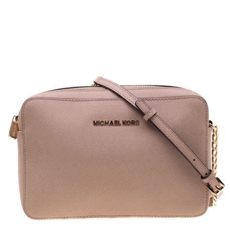 michael kors jet set crossbody beige|michael kors studded crossbody bag.